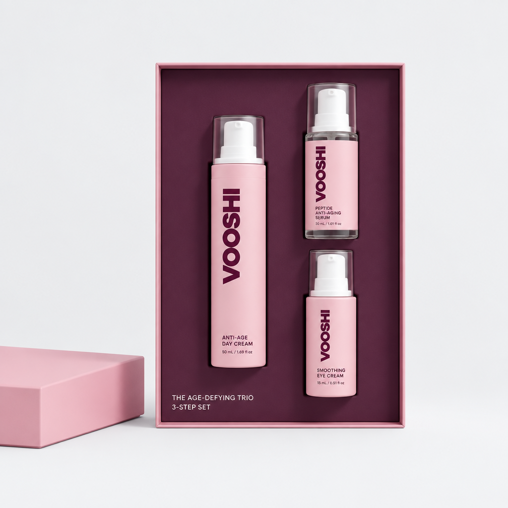 The Age-Defying Trio, open gift box — VOOSHI