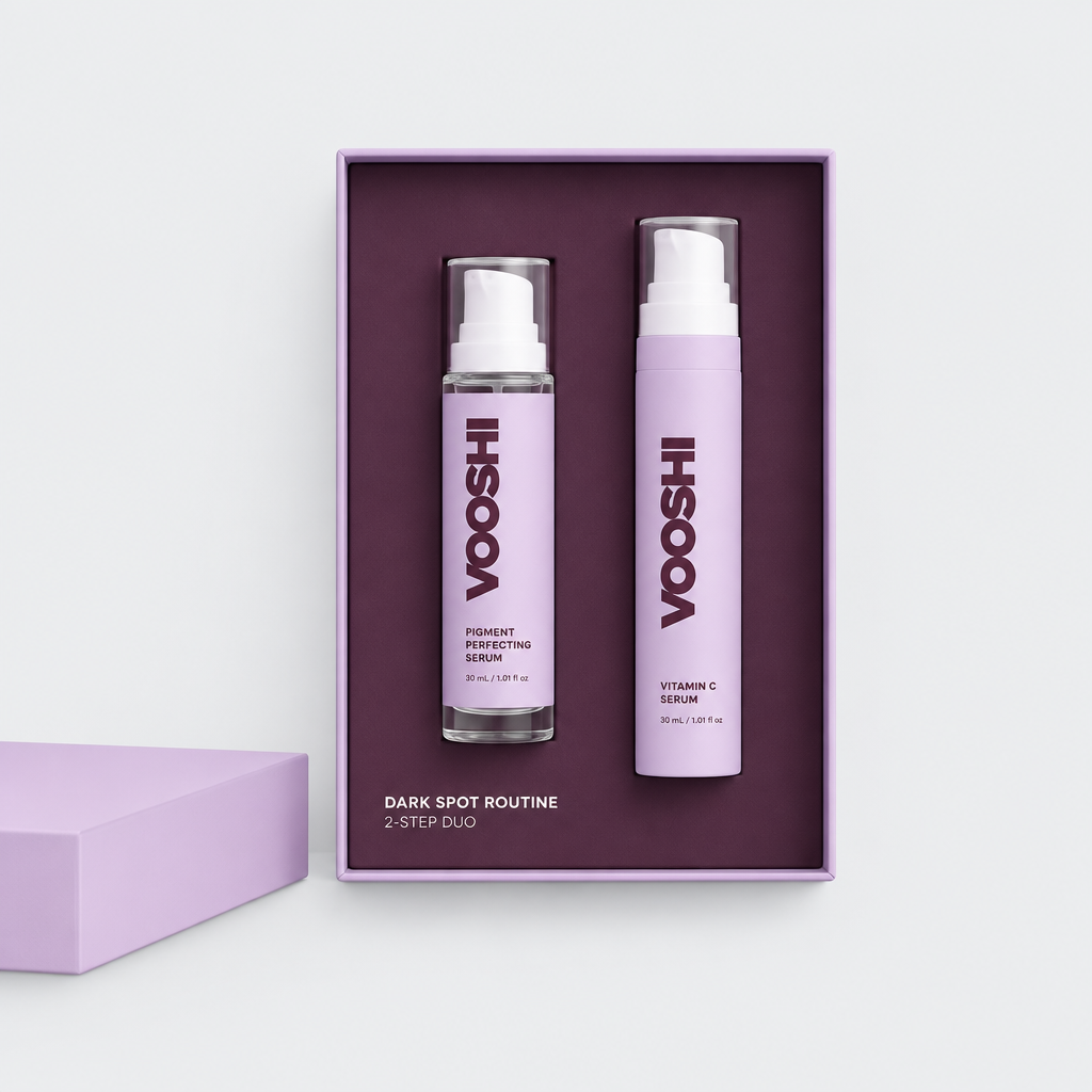 Dark Spot Routine Duo, open gift box — VOOSHI