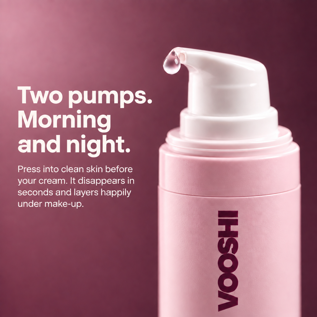 Hydrating Serum — two pumps, morning and night