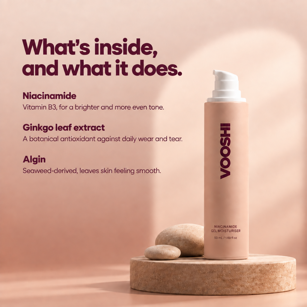 Niacinamide Gel Moisturiser — what's inside and what it does