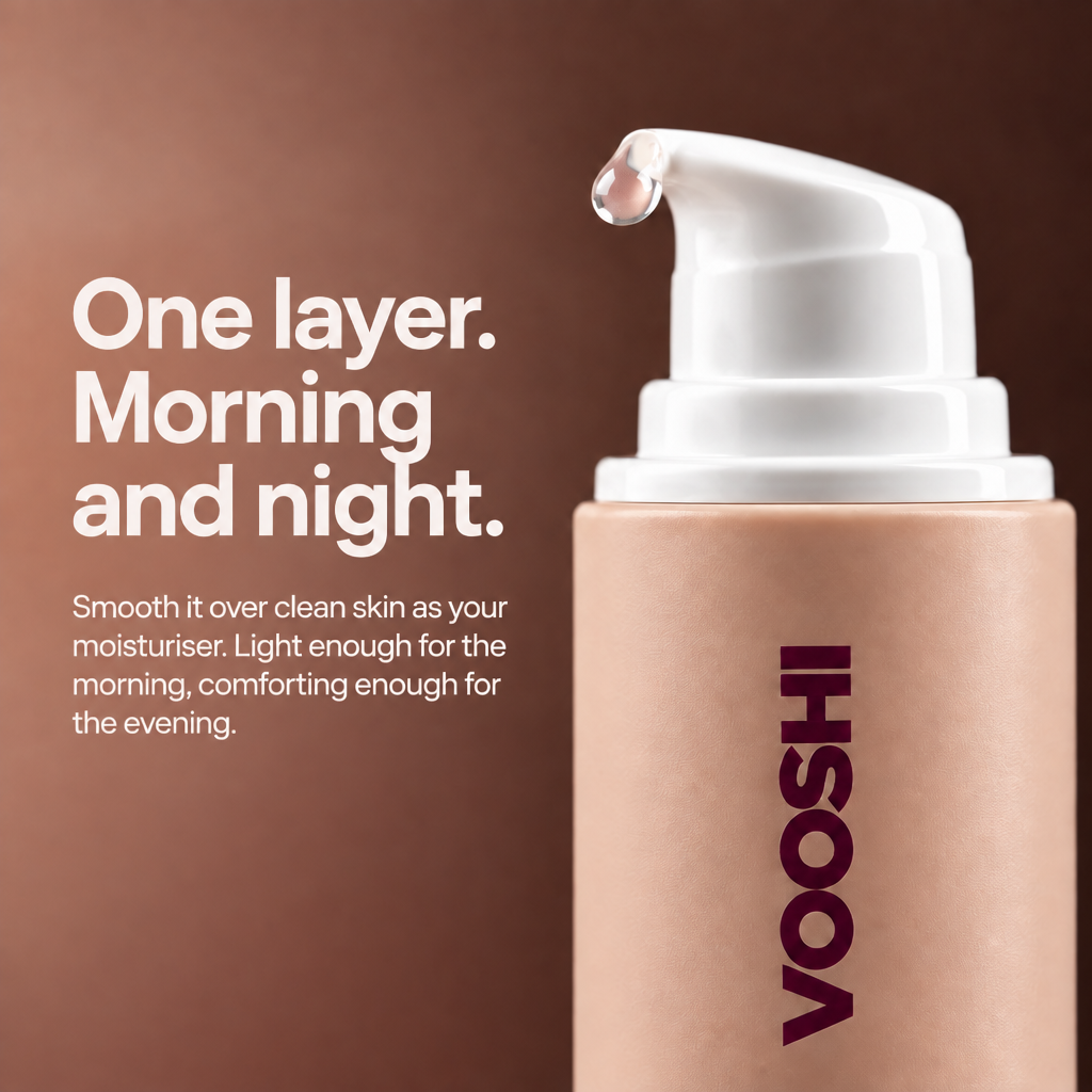 Niacinamide Gel Moisturiser — one layer, morning and night