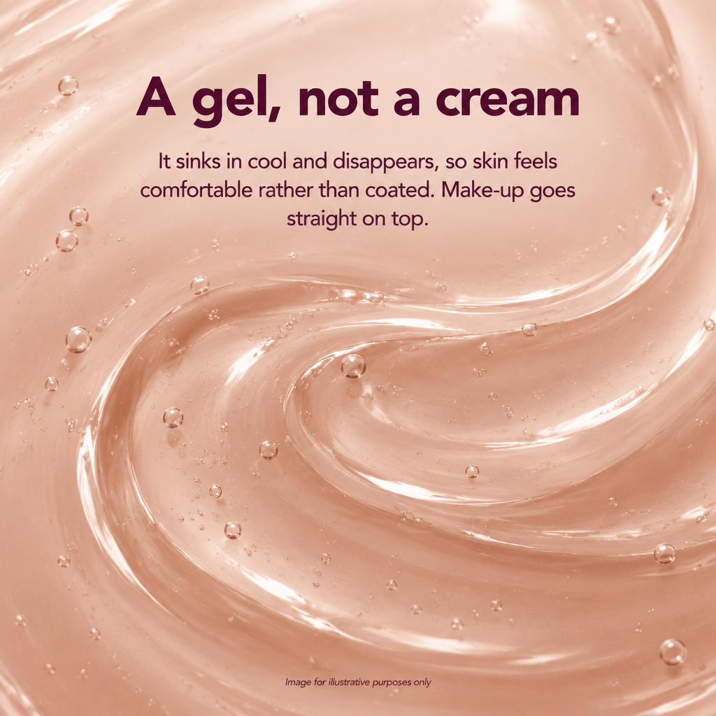 Niacinamide Gel Moisturiser — a gel, not a cream