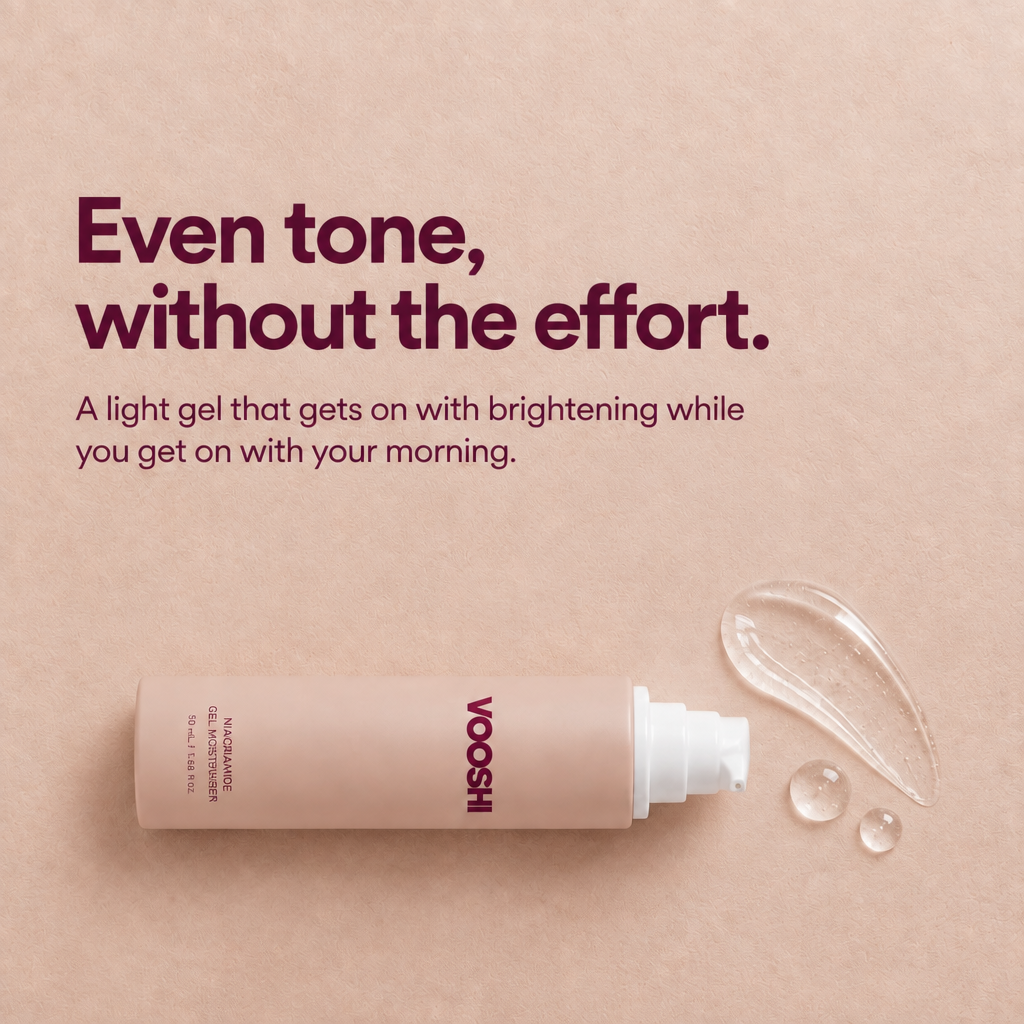 Niacinamide Gel Moisturiser — even tone, without the effort