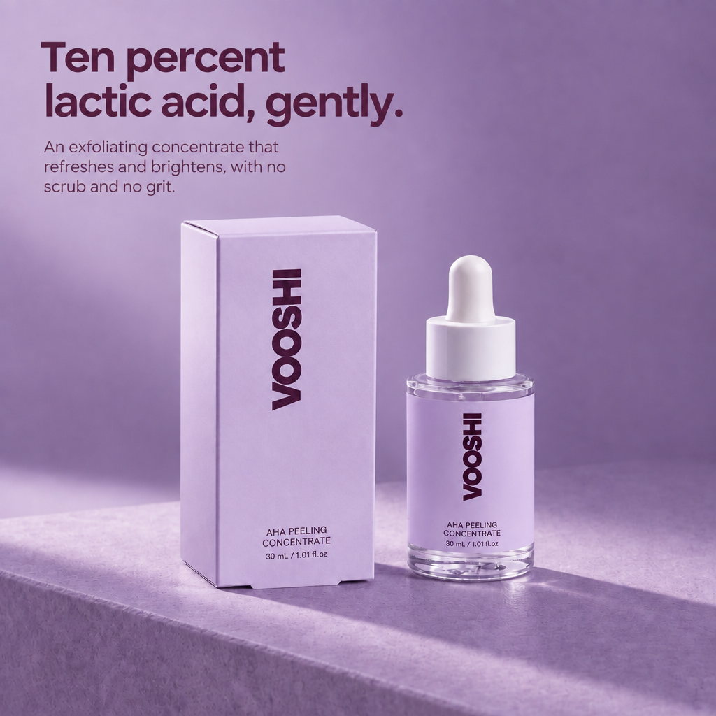Ten percent lactic acid, gently - VOOSHI AHA Peeling Concentrate