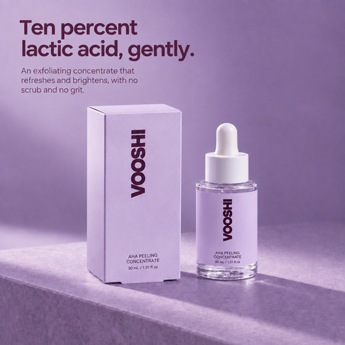 Ten percent lactic acid, gently - VOOSHI AHA Peeling Concentrate