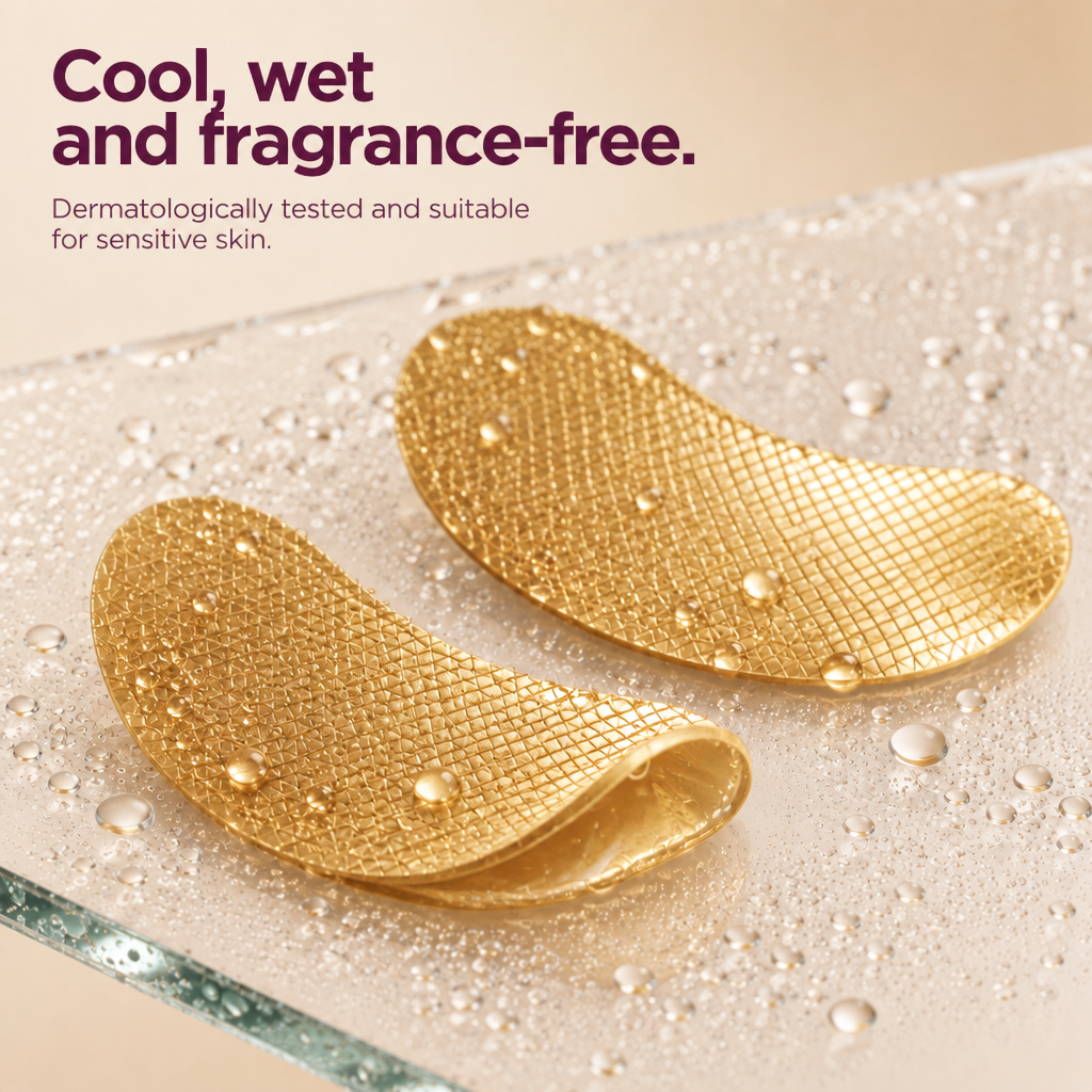Cool, wet and fragrance-free - VOOSHI Anti-Age Hydrogel Eye Patches