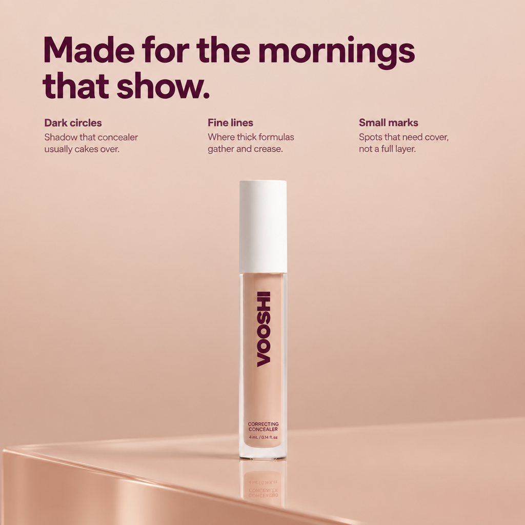 Made for the mornings that show - VOOSHI Correcting Concealer