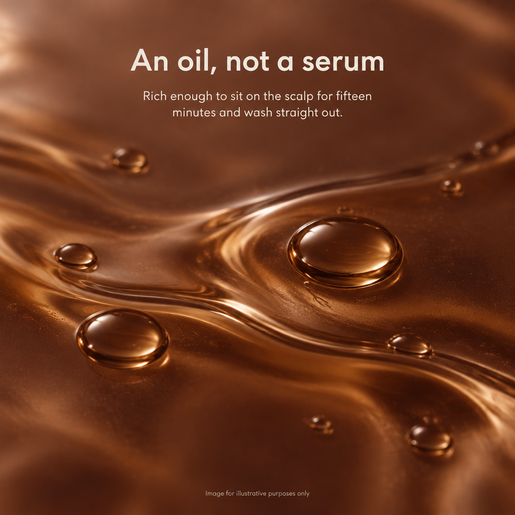 An oil, not a serum - VOOSHI Rosemary Hair and Scalp Oil texture