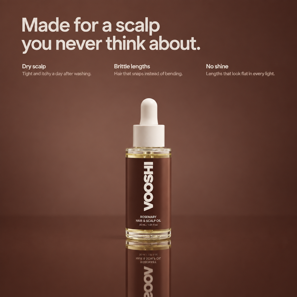 Made for a scalp you never think about - VOOSHI Rosemary Hair and Scalp Oil