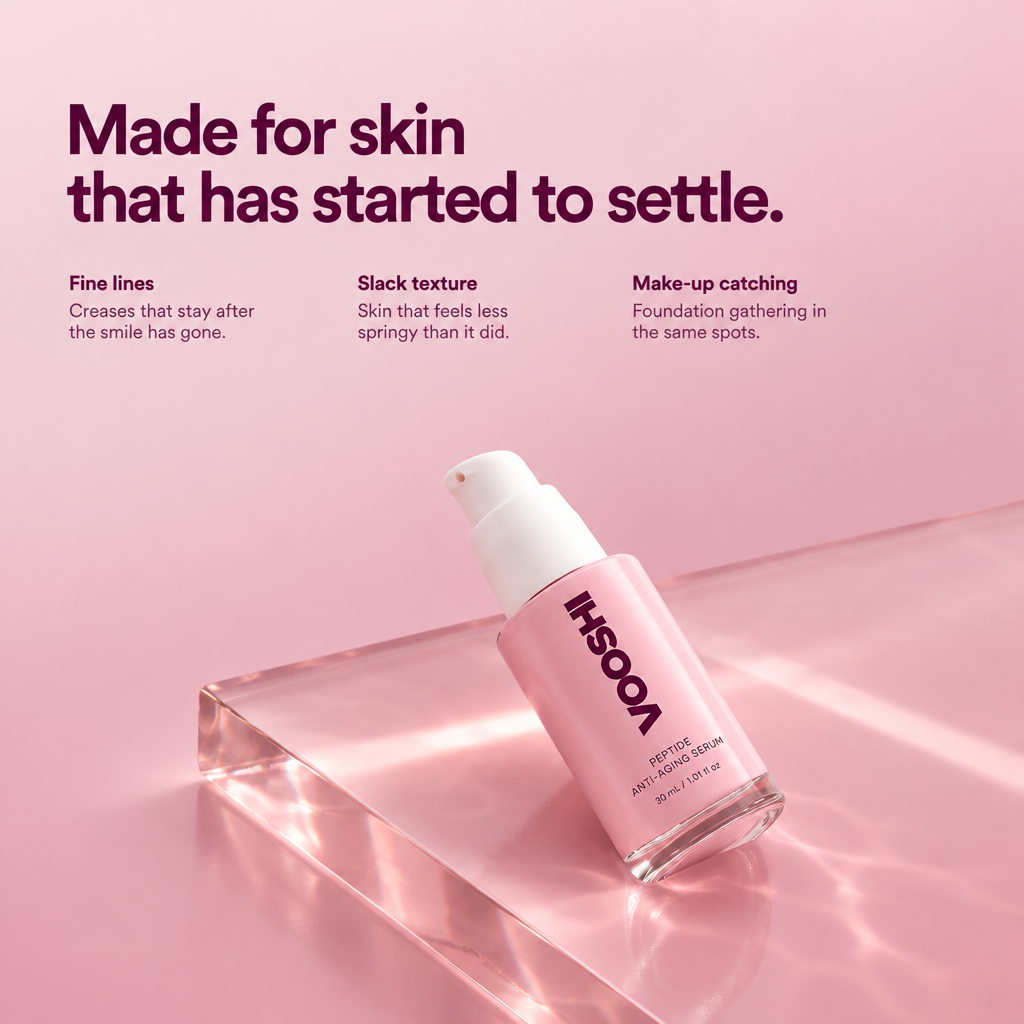 Made for skin that has started to settle - VOOSHI Peptide Anti-Aging Serum
