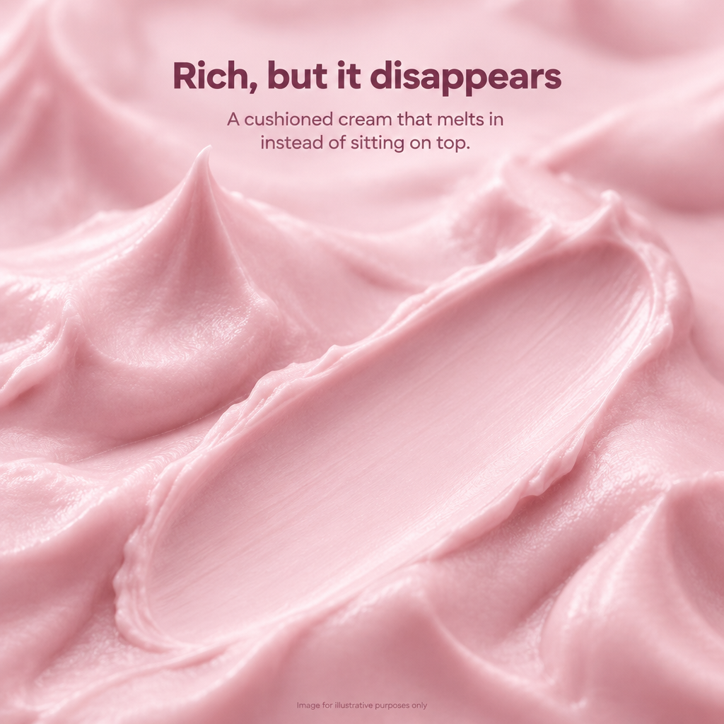 Rich, but it disappears - VOOSHI Anti-Age Day Cream texture