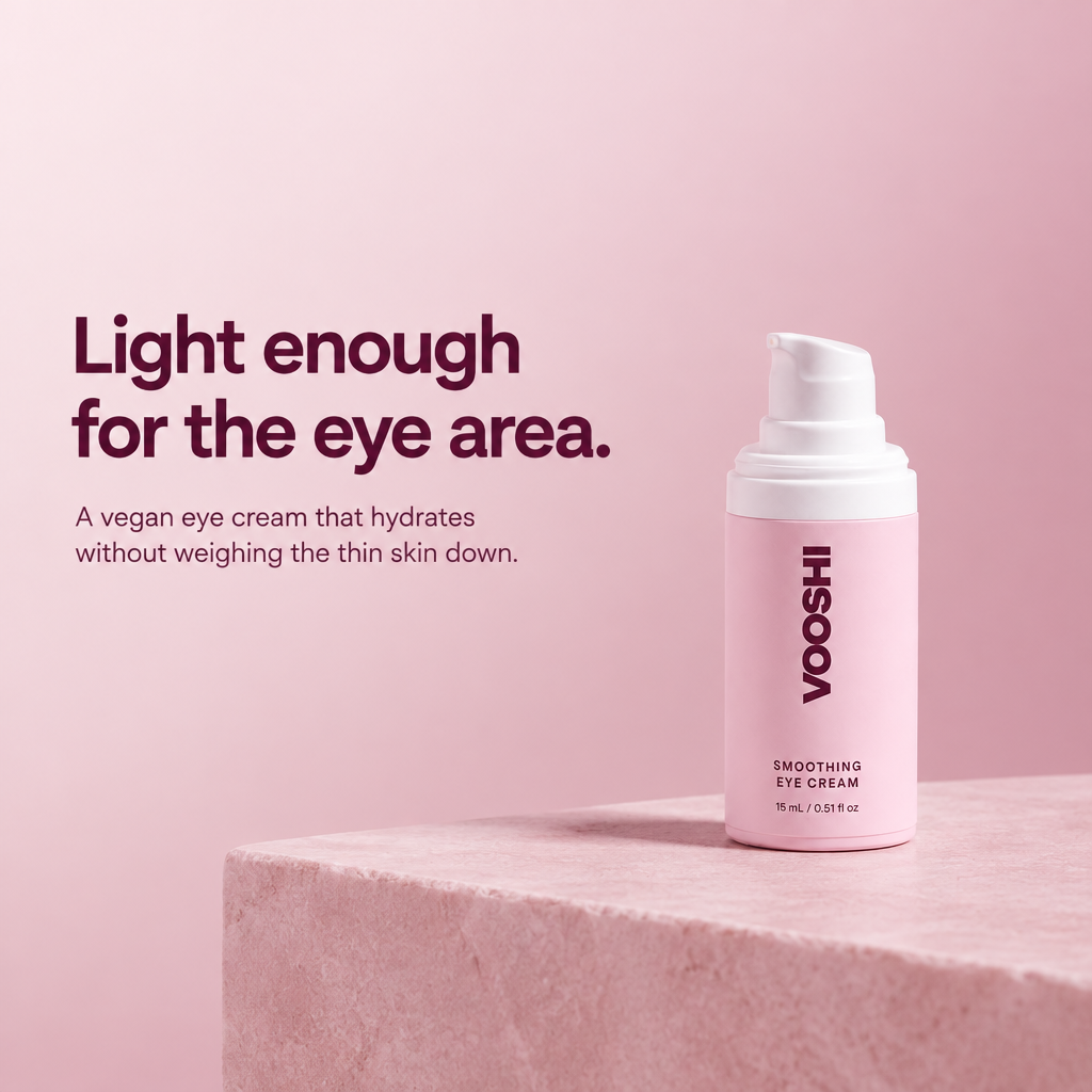 Light enough for the eye area - VOOSHI Smoothing Eye Cream