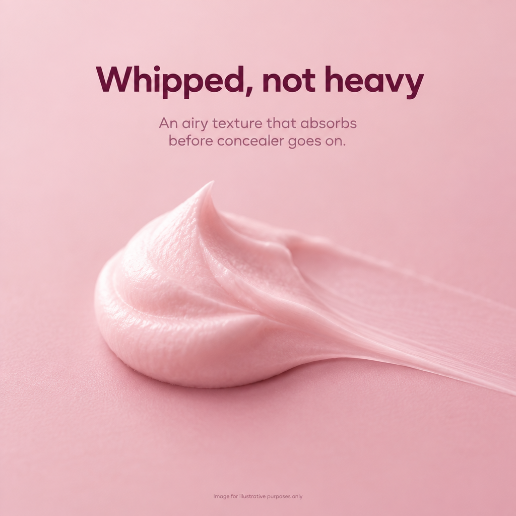 Whipped, not heavy - VOOSHI Smoothing Eye Cream texture
