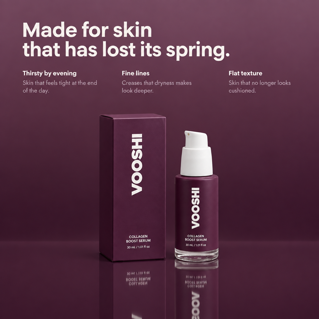 Made for skin that has lost its spring - VOOSHI Collagen Boost Serum