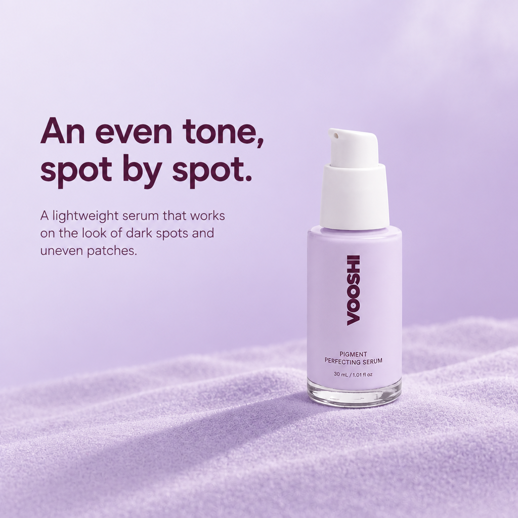 An even tone, spot by spot - VOOSHI Pigment Perfecting Serum