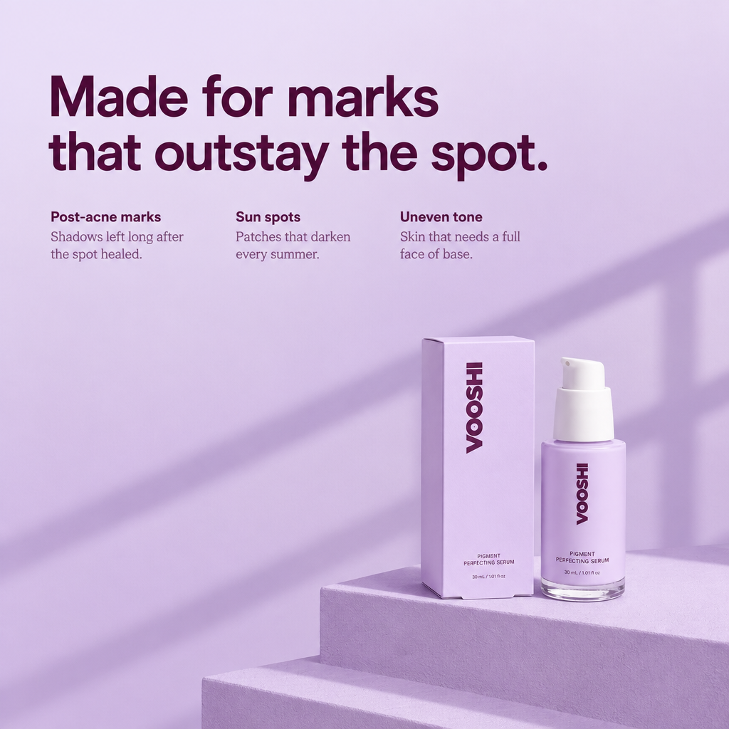 Made for marks that outstay the spot - VOOSHI Pigment Perfecting Serum