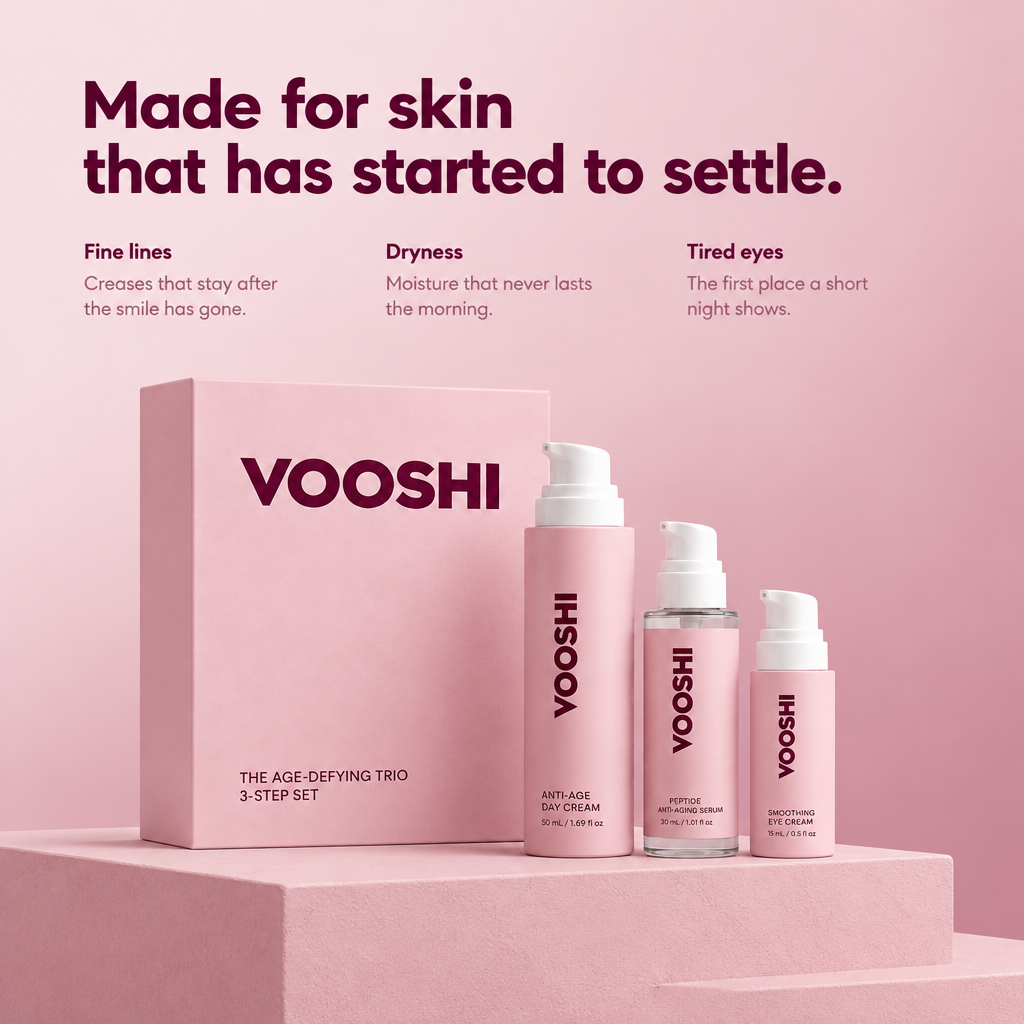 Made for skin that has started to settle - VOOSHI The Age-Defying Trio
