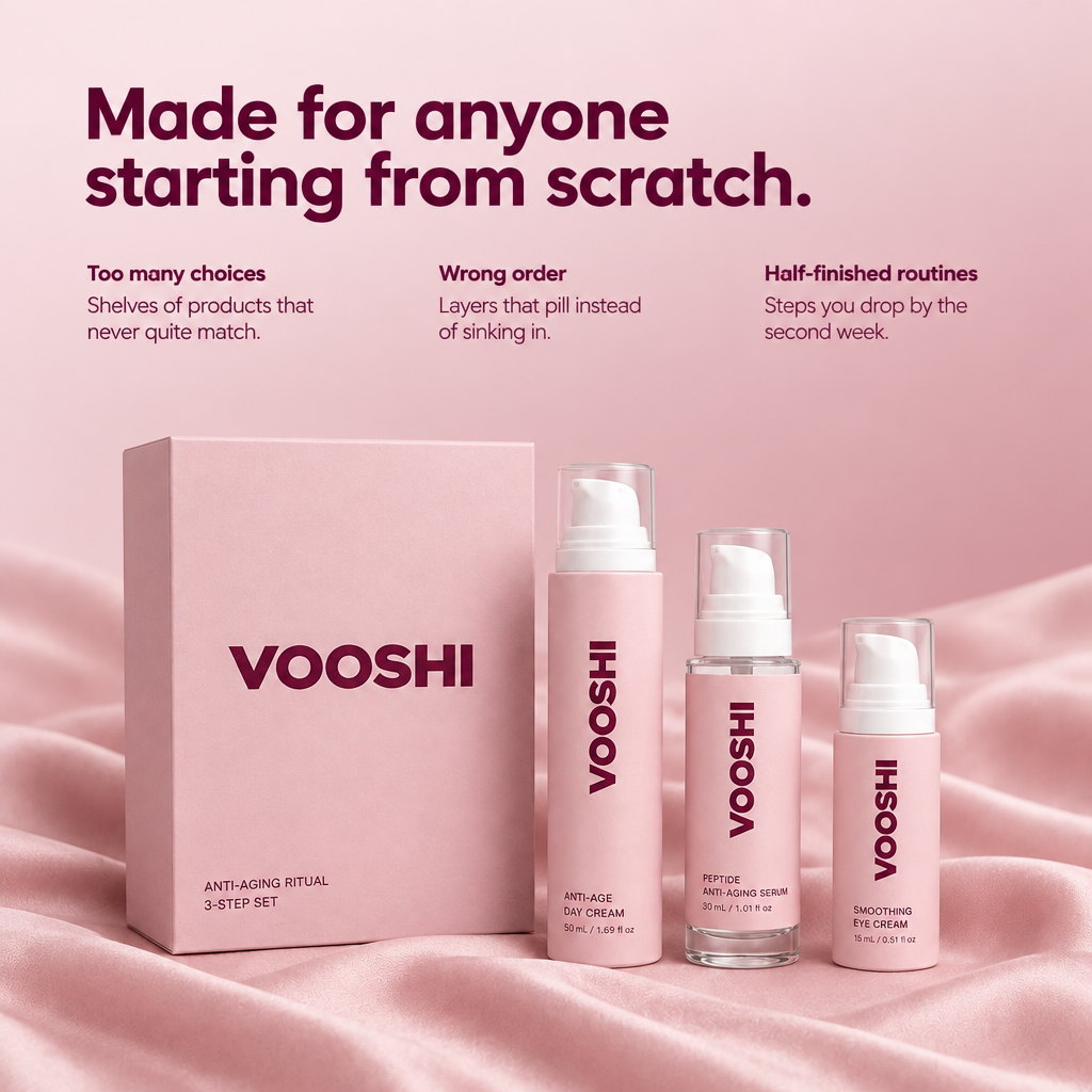 Made for anyone starting from scratch - VOOSHI Anti-Aging Ritual Set