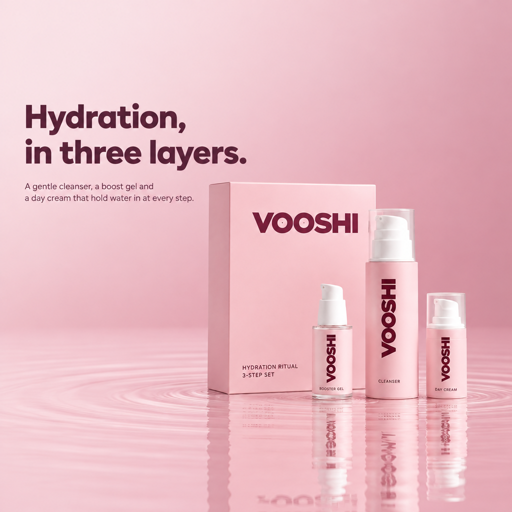 Hydration, in three layers - VOOSHI Hydration Ritual Set