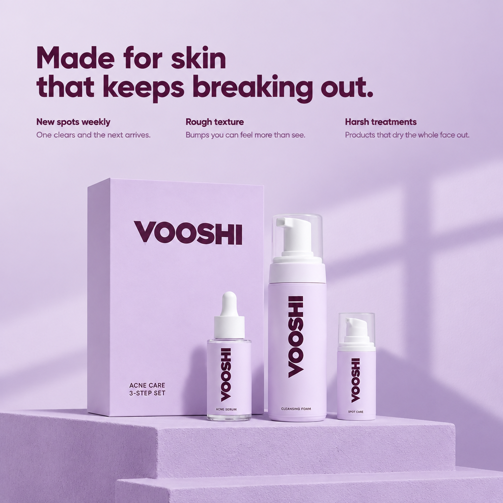 Made for skin that keeps breaking out - VOOSHI Acne Care Set
