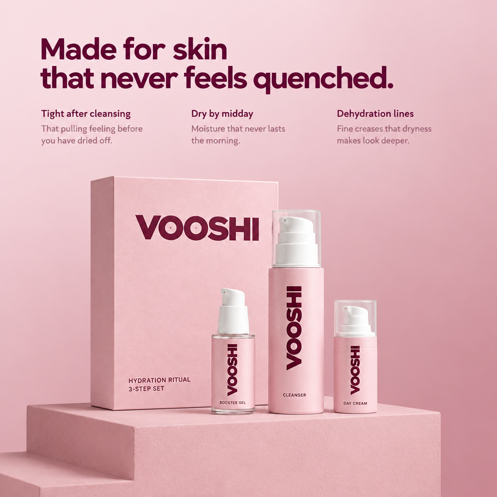 Made for skin that never feels quenched - VOOSHI Hydration Ritual Set